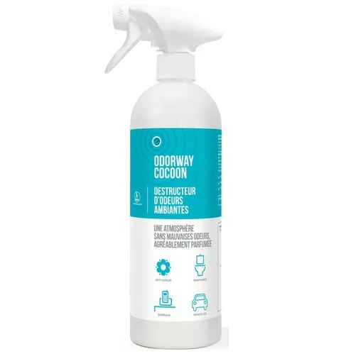 ODORWAY COCOON -Destructeur d’odeurs biologique -HTS BIO – Vaporisateur de 750ml