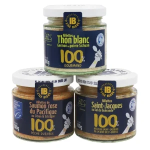 TRIO RILLETTES DE LA MER 3X100G