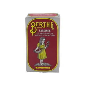 Sardines à l’huile d’olive à la tomate et au basilic