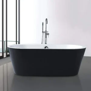 Accessoire Baignoire en céramique R8037B Noir Mat — HUDOR