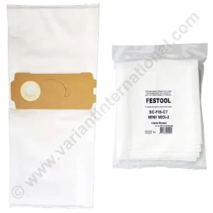 Sacs aspirateur microfibre LOT DE 5 SACS – 25*16*4cm – Festool