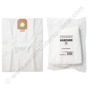 Sacs aspirateur microfibre Kärcher-SACHET de 5 sacs 55x 42cm, Ø 48mm