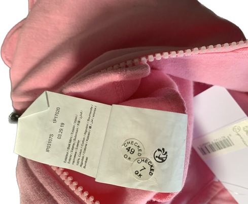 GILET SWEAT A CAPUCHE MOTIF LOVELY ME – Image 6