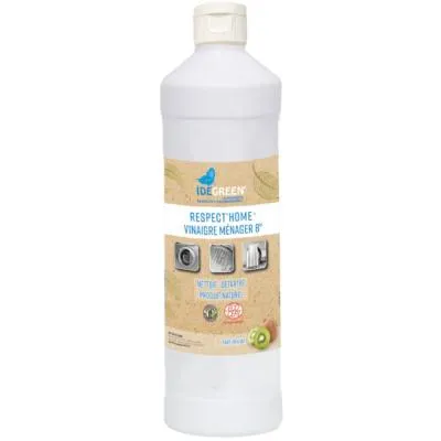 VINAIGRE ménager parfum KIWI 8%- 1L – IDEGREEN- Ecocert