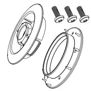 ATTACHE PAD 244NX NUMATIC – CLIP CENTREUR + FIXATION PLATEAU + VIS