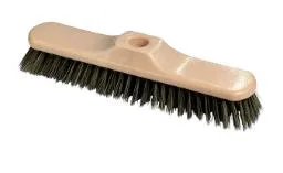 Balai droit 28 cm plastique LAMATEX, soie synthétique filetage integre s40