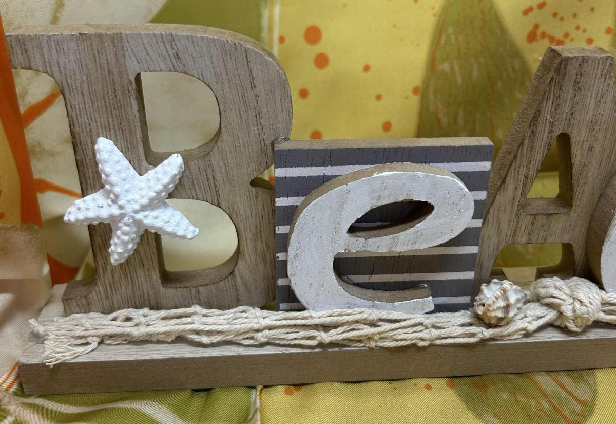 "Beach" en bois de GpmbH (30*9cm) – Image 3