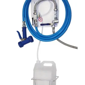 Centrale simplifiée DC 10 m tuyau lavage pistolet pro.