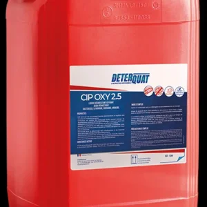 CIP OXY 2.5 – 5L- DETERQUAT – Désinfactant oxydant des circuits et matériels