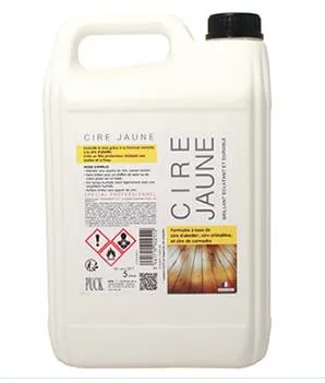 CIRE JAUNE PUCK – SICO – Bidon de 5L – Protection sol bois naturel