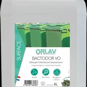 Détergent désinfectant désodorisant conteneurs Orlav -Bactodor VO Pin Eucalyptus