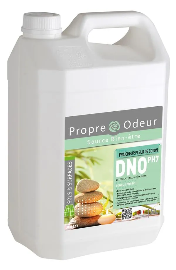 Détergent neutre polyvalent parfum fraîcheur fleur de coton – Bidon 5 L
