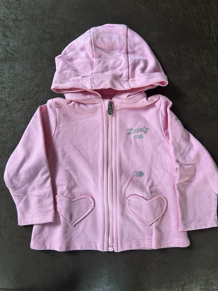 GILET SWEAT A CAPUCHE MOTIF LOVELY ME – Image 2