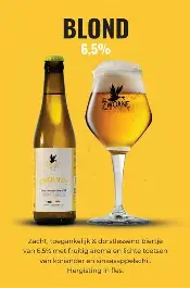 Verres à BEWERY DE ZWOANE 33CL