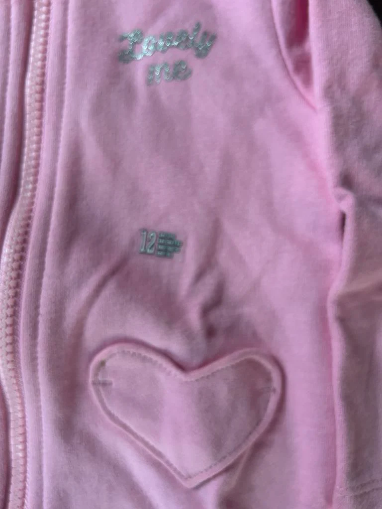 GILET SWEAT A CAPUCHE MOTIF LOVELY ME – Image 3