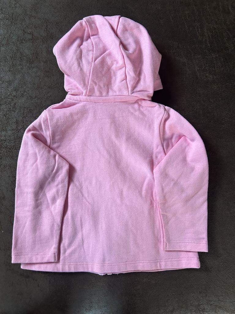 GILET SWEAT A CAPUCHE MOTIF LOVELY ME – Image 4