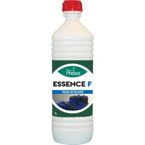 ESSENCE F – Bidon de 1L – Dégraisse, détache, décolle, enlève traces de scotch