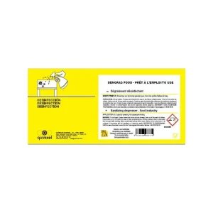 QUIMXEL / ETIQUETTES CAPXEL CT DENGRAS FOOD (à coller sur les pulvérisateurs)