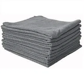Lavette microfibre FIRST GRISE -220 g – 38*38cm – Sachet de 10