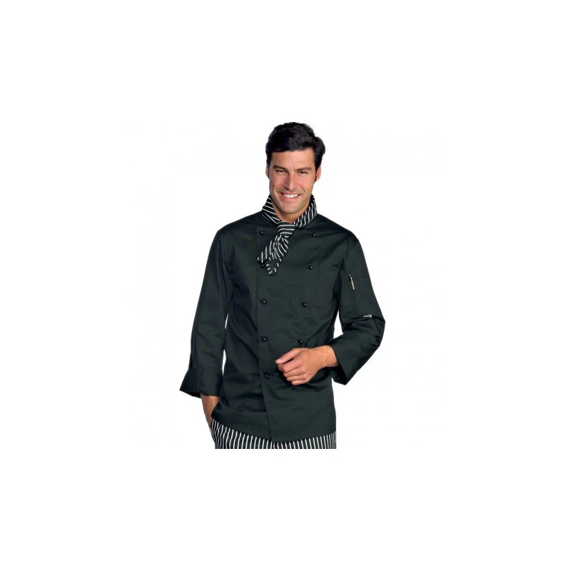 Veste de chef ISACCO noire taille XXL – Image 2