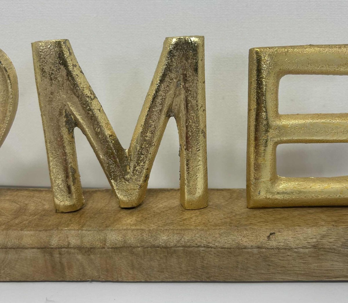 "Home" doré sur socle en bois de GmbH (33*10.5cm) – Image 4