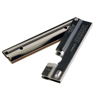 Grattoir TRIM métal 10 cm avec 10 lames + etui plastique -UNGER – Unité – TM100