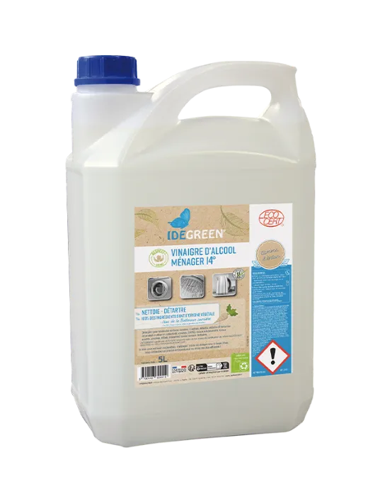VINAIGRE ménager 14%- 5L – IDEGREEN- Ecocert – Image 2