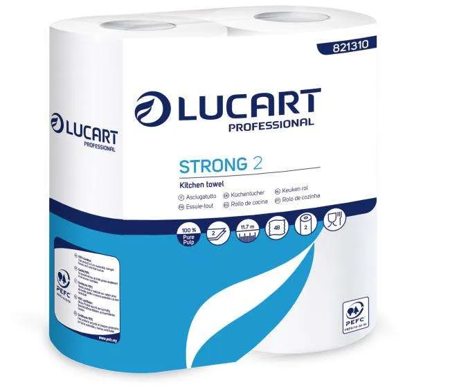 ESSUIE TOUT ménager – 48 feuilles – 2 plis – Gaufré – Lot de 20 rouleaux – Image 2