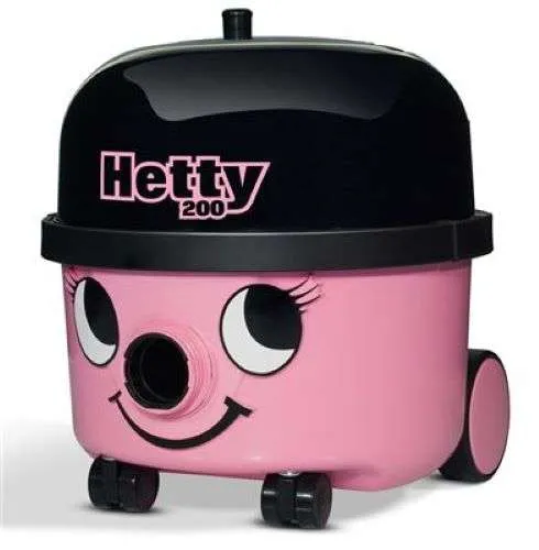 HETTY 200-Aspirateur Poussière-ROSE -9L-8,5kg- Enrouleur de câble-NUMATIC-900046