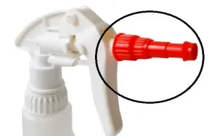 BUSE produit moussant – Pour têtes vaporisateurs Standard – rouge – Unité