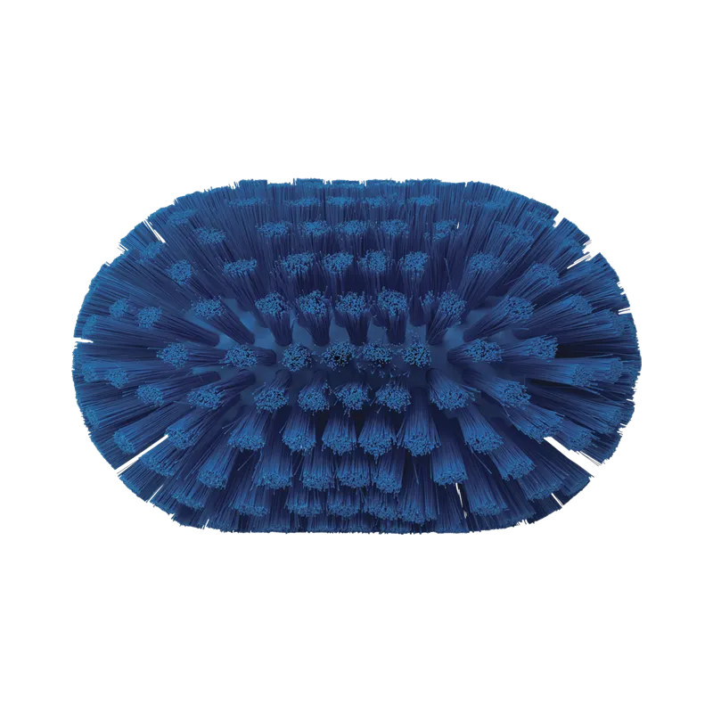 Brosse tank bleue pour nettoyage conteneur- Douille hexagonale