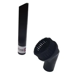 LOT 1 BROSSE RONDE (D.8CM) + 1 SUCEUR LONG PLAT (L.21CM) – D.32MM