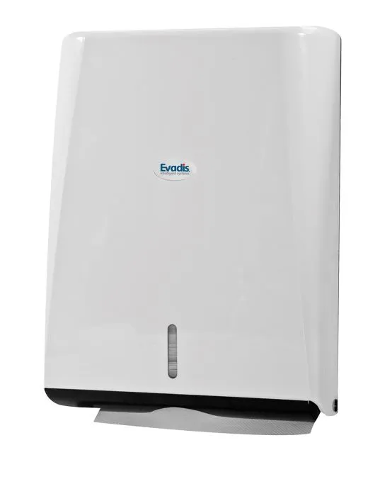 Distributeur papier PLIE Z – BLANC – Mural – Dim 27*38*11 cm – Unité