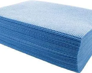 Lavette alimentaire non tissée bleue – Sachet de 25