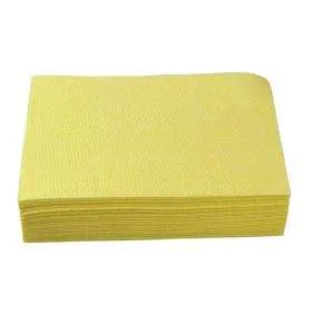 Lavette alimentaire non tissée jaune – Sachet de 25