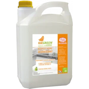 RESPECT HOME DEGRAISSANT – Bidon de 5L-IDEGREEN – Nettoyant dégraissant Ecocert
