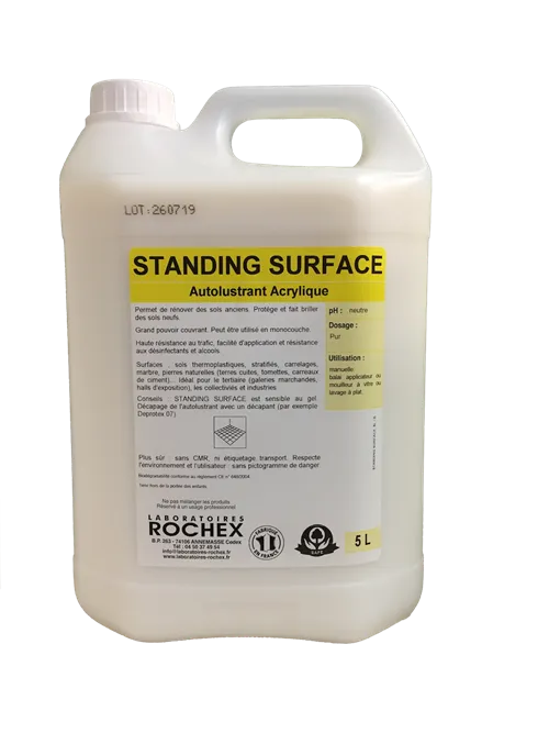 STANDING SURFACE – Emulsion autolustrante haute protection- ROCHEX – Bidon de 5L – Image 2