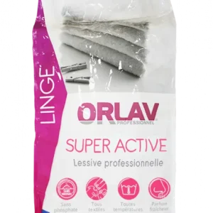 Lessive atomisée SUPER ACTIVE – 20kg – Orlav- Désinfectante