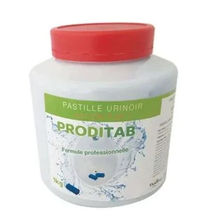 Pastilles URINOIR – 3 EN 1 – Parfum Frais – PRODIFA – Pot de 1 kg