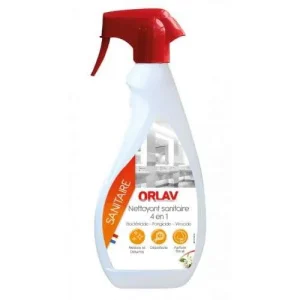SANITAIRE 4D -750ml -ORLAV -Détergent Détartrant Désinfectant Désodorisant