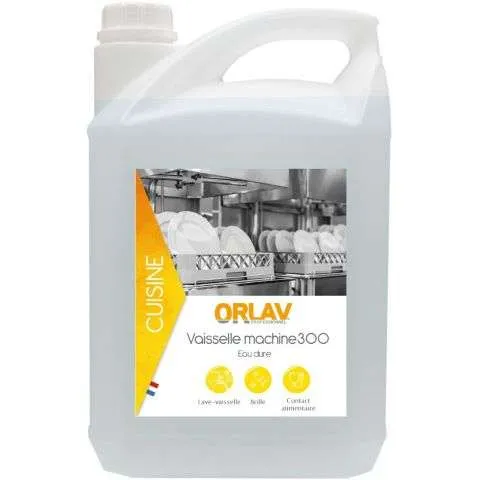ORLAV – 5L – Liquide vaisselle machine 300 Spécial eau dure