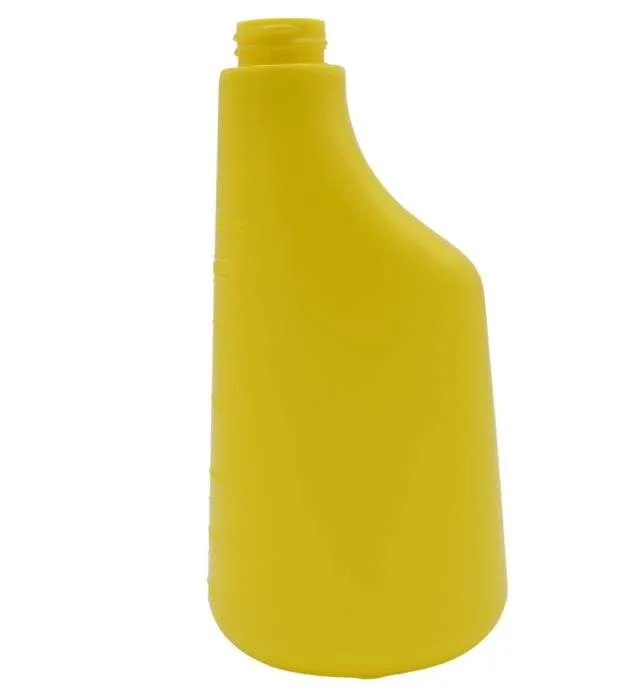 Bouteille vapo graduée 600 ml couleur jaune – Image 2