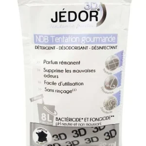 Dosettes 3D Détergent Désinfectant désodorisant TENTATION GOURMANDE JEDOR 250 dosettes