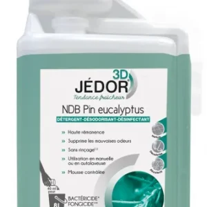PIN EUCALYPTUS 3D- Doseur 1L -JEDOR- Détergent Désinfectant Désodorisant
