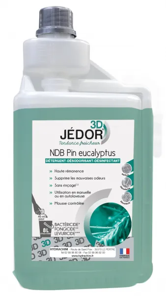 PIN EUCALYPTUS 3D- Doseur 1L -JEDOR- Détergent Désinfectant Désodorisant – Image 2