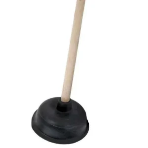 Ventouse degorgeoir caoutchouc manche bois