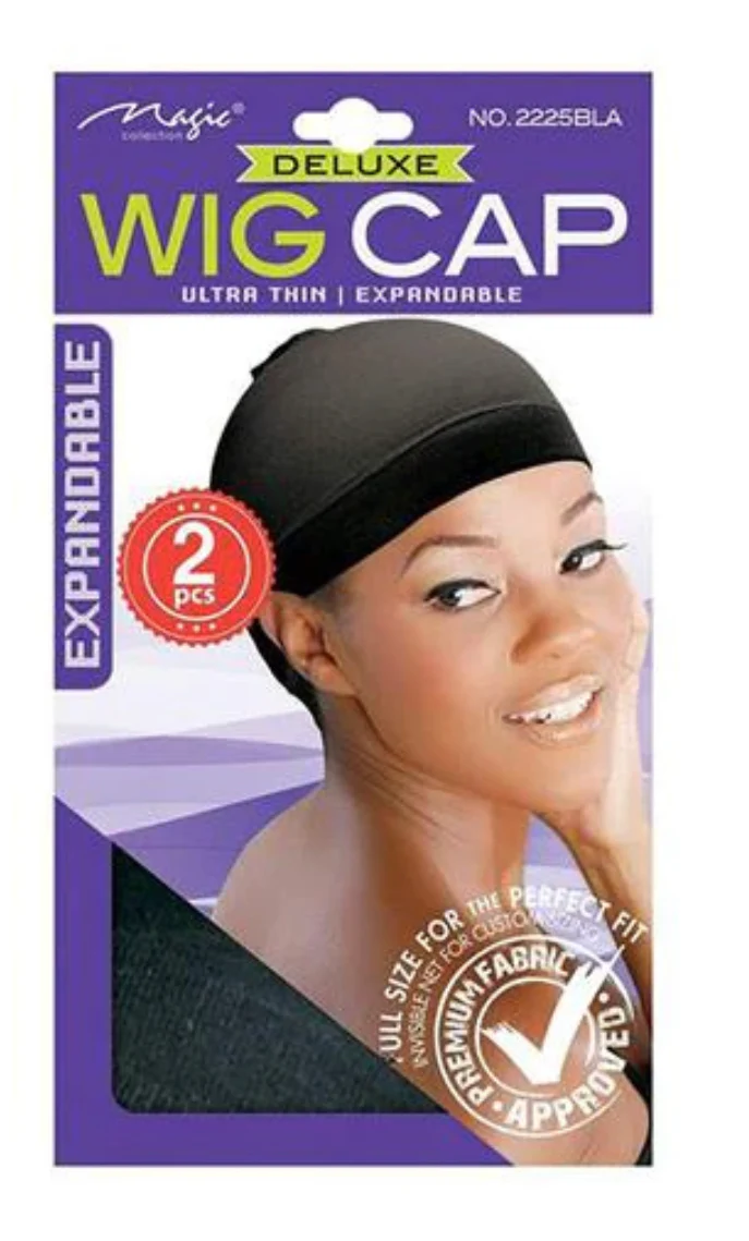 WIG CAP "2 PCS" BLACK / WAVE CAP NOIR – Image 2