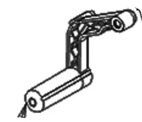 Levier plastique relevage suceur ICA CT15