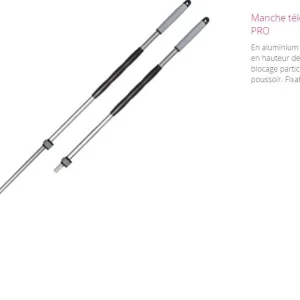 Manche télescopique SPRINTUS PRO aluminium 2 parties 1.0-1.80m