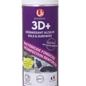 3D+ Mousse dégraissante désinfectante détergente SICO U2 – 500ml